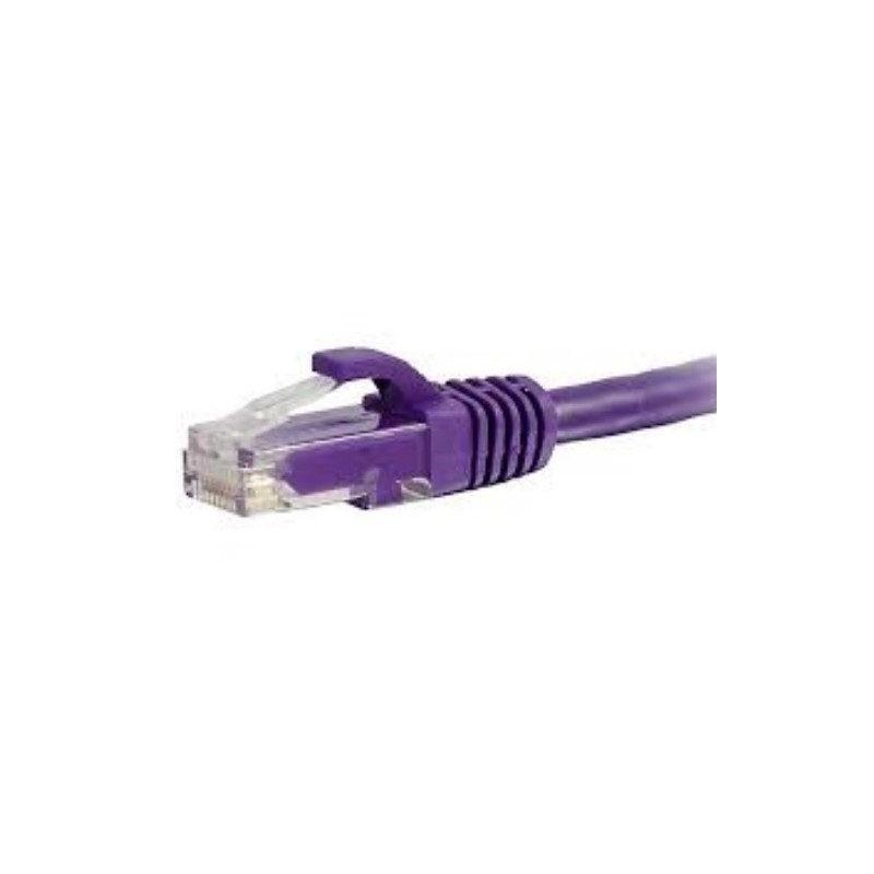 LATIGUILLO MORADO UTP CAT6 FLEXIBLE 0.3Mts