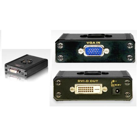 CONVERSOR DE VIDEO VGA A DVI-D 1600 X 1200