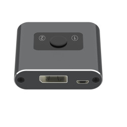 VIDEO SWITCH DISPLAYPORT 2 X 1 BIDIRECCIONAL 4K/3D