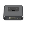 VIDEO SWITCH DISPLAYPORT 2 X 1 BIDIRECCIONAL 4K/3D