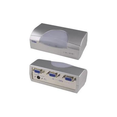 CONMUTADOR MANUAL VIDEO 2 PC´S 1 MONITOR  VGA