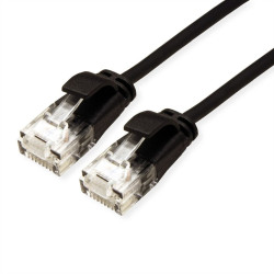 LATIGUILLO NEGRO UTP CAT6A 2Mts LSZH SLIM