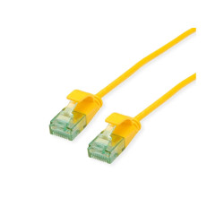 LATIGUILLO AMARILLO UTP CAT6A 0.30Mts SLIM