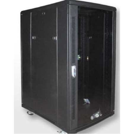 ARMARIO RACK 18U 600 X 800 PUERTA CRISTAL