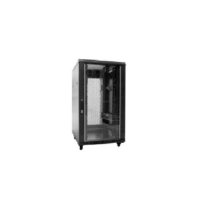 ARMARIO RACK 18U 600 X 800 PUERTA CRISTAL
