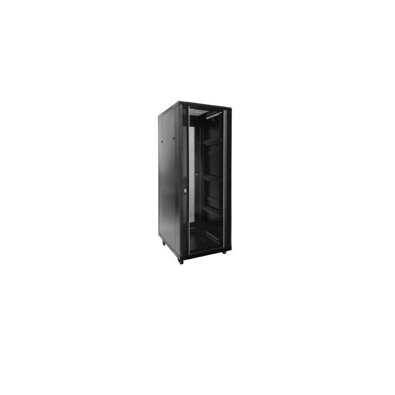 ARMARIO RACK 42U 800 X 1000 PUERTA CRISTAL + PERFO