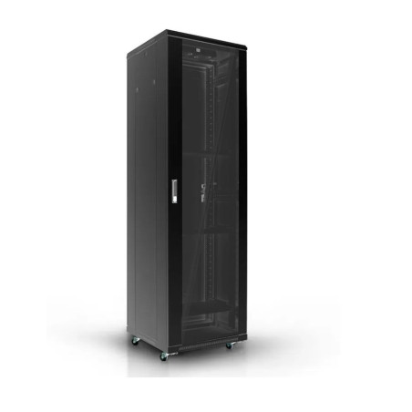 ARMARIO RACK 42U 800 X 1000 PUERTA CRISTAL + CHAPA