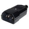 CONECTOR MACHO IEC C14 RECTO