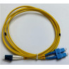 CABLE FIBRA DUPLEX MONOMODO 9 / 125 LC-SC 1Mts