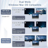 VIDEO SPLITTER DISPLAYPORT 2 MONITORES SST-MST