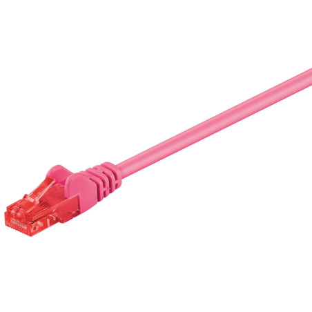 LATIGUILLO ROSA UTP CAT6 FLEXI ALU/CU (CCA) 0.5M