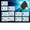 ALIMENTADOR USB-C 100W 3 USB-C + USB 3.0 QC PD GaN