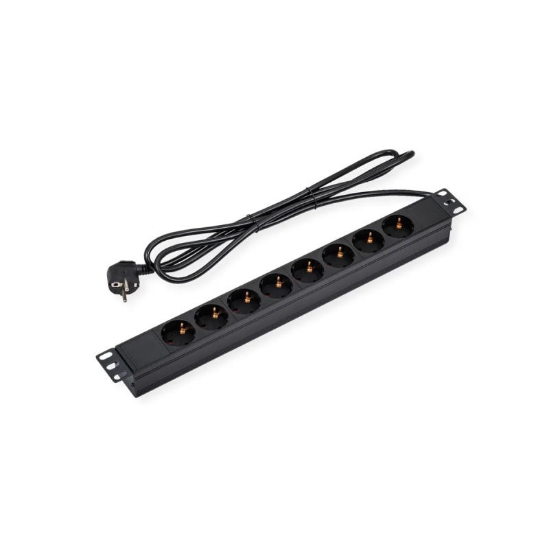 REGLETA ALIMENTACION 19'' 8 SCHUKO SIN INT. 1.8M