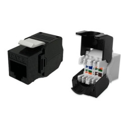 CONECTOR UTP RJ45 HEMBRA PANEL CAT-6 TOOLESS
