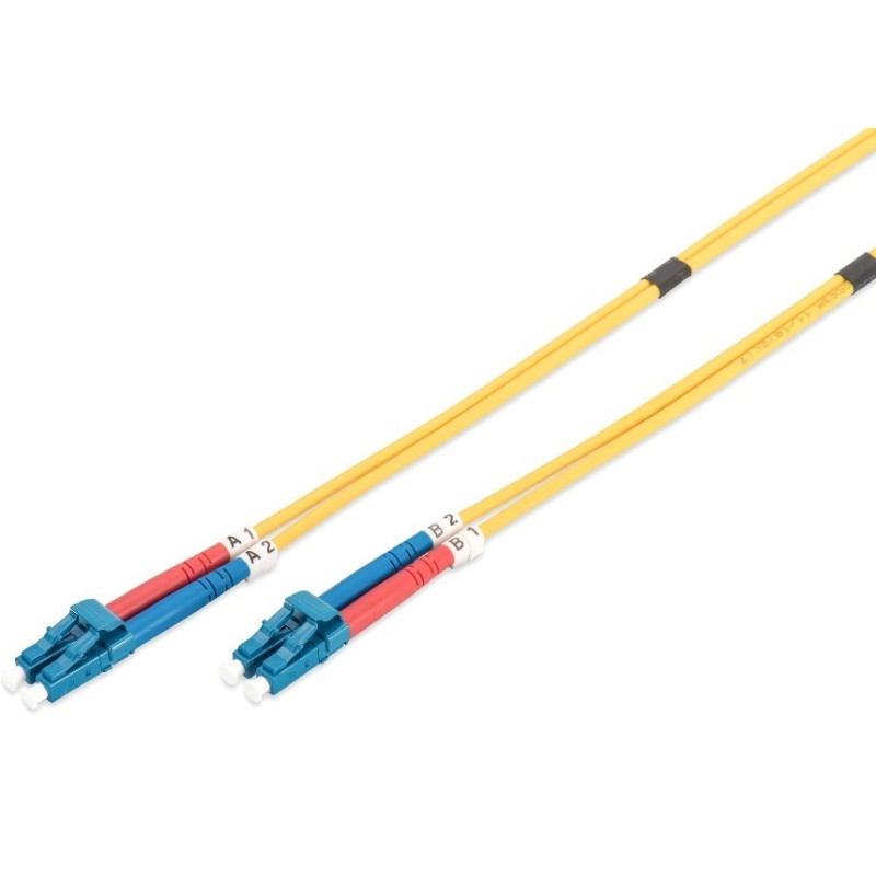 CABLE FIBRA DUPLEX MONOMODO 9 / 125 LC-LC 1Mts