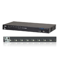 KVM SWITCH 8X1 HDMI + USB + AUDIO 1080P