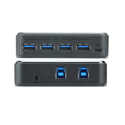 CONMUTADOR USB 3.0  2 PC´S - 4 PERIFERICOS ATEN