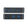CONMUTADOR USB 3.0  2 PC´S - 4 PERIFERICOS ATEN