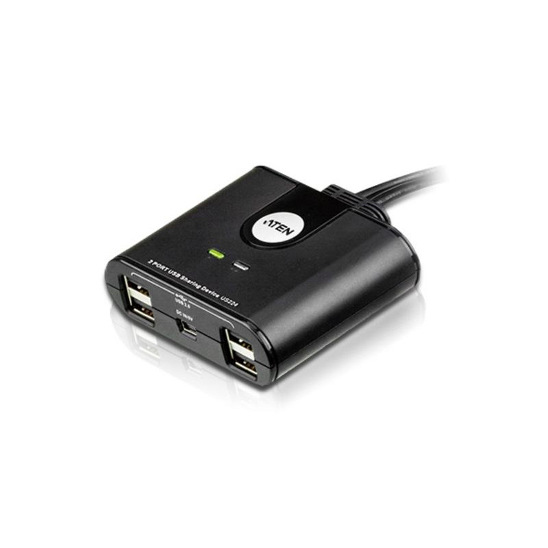 CONMUTADOR USB  2 PC´S - 4 PERIFERICOS ATEN