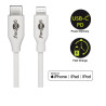 CABLE SINCRONIZACION+CARGA USB-C/LIGHTNING 2m BLAN