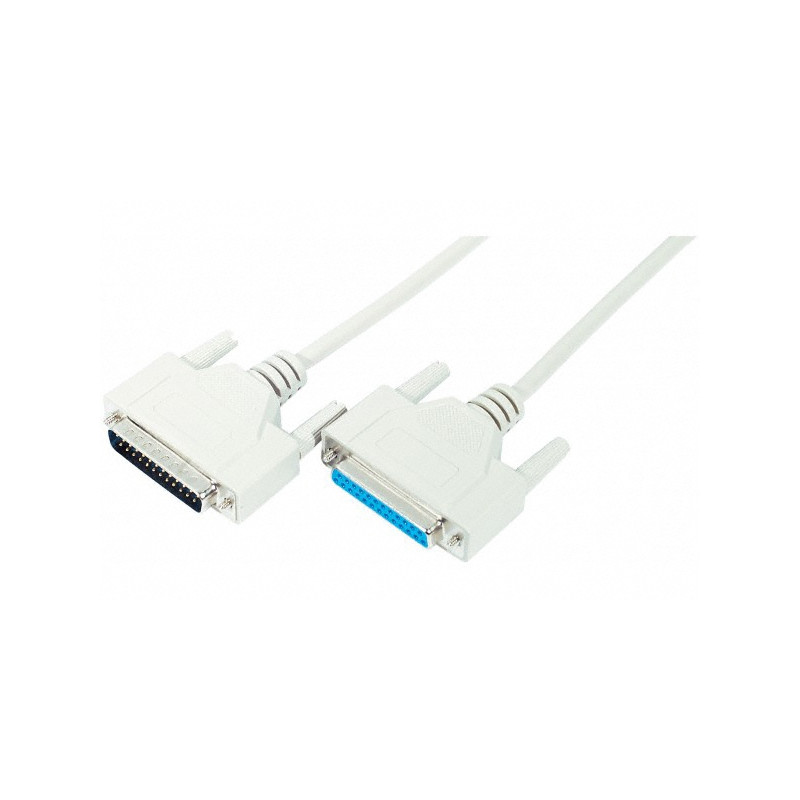 CABLE PROLONGADOR DB25M - DB25H 1:1 1.8Mts.