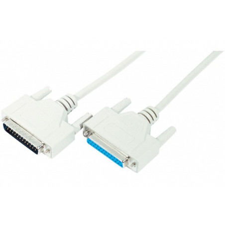 CABLE PROLONGADOR DB25M - DB25H 1:1 1.8Mts.