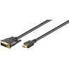 CABLE HDMI-A (19 CONT.) DVI-D (18+1) DE 1 Mts.