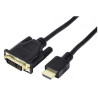 CABLE HDMI-A (19 CONT.) DVI-D (18+1) DE 1.8Mts.