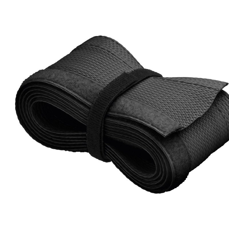 ROLLO MALLA CUBRECABLES NYLON ELASTICO 1.8M NEGRO