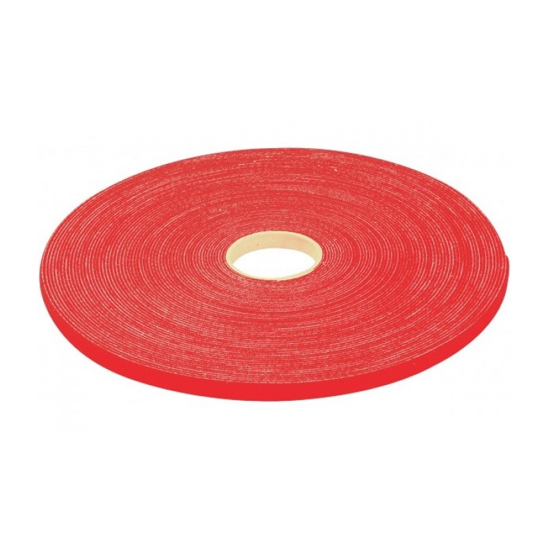 ROLLO DE VELCRO ROJO 9mm X 20Mts