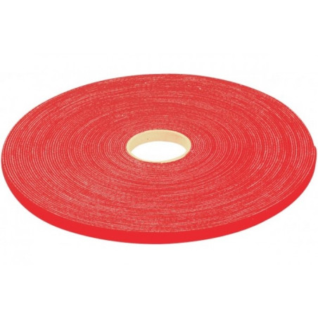 ROLLO DE VELCRO ROJO 9mm X 20Mts