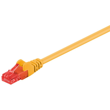 LATIGUILLO AMARILLO S/FTP CAT6 FLEXIBLE CCA 0.5Mt