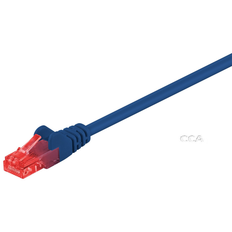LATIGUILLO AZUL UTP CAT6 FLEXIBLE ALU/CU (CCA) 2m