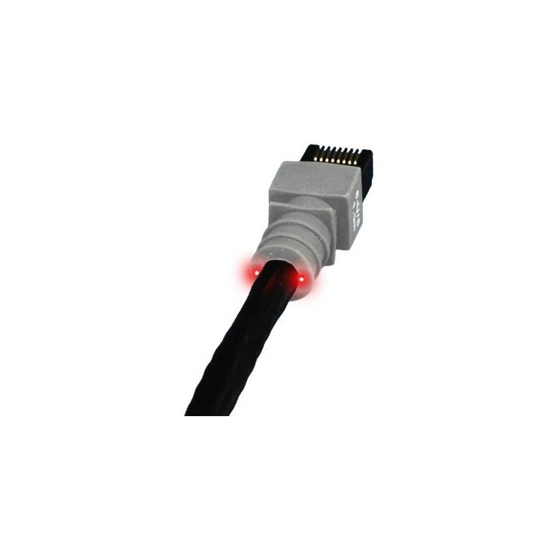 LATIGUILLO PATCHSEE UTP CAT6A FLEXIBLE 0.9Mts NEGR