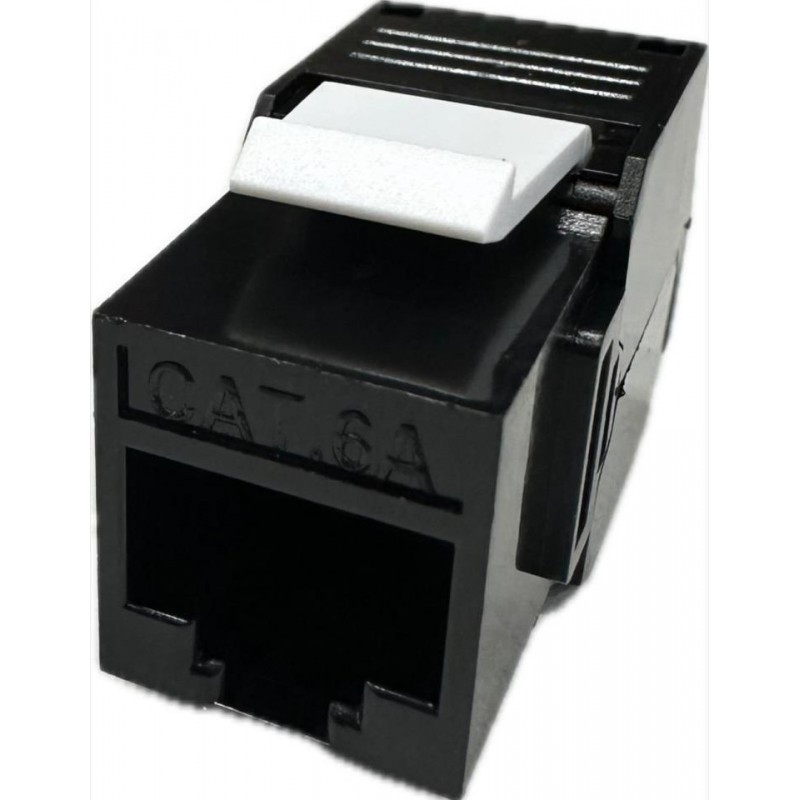 CONECTOR UTP RJ45 HEMBRA PANEL CAT6A TOOLESS