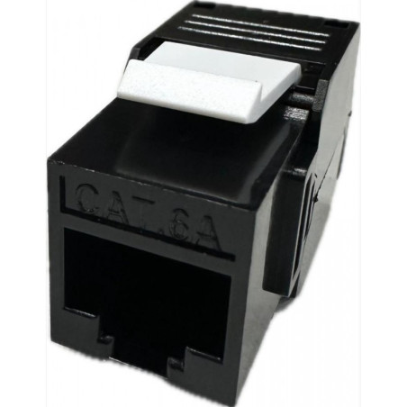 CONECTOR UTP RJ45 HEMBRA PANEL CAT6A TOOLESS