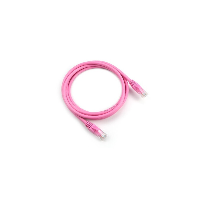 LATIGUILLO ROSA UTP CAT6 FLEXIBLE 0.5Mts