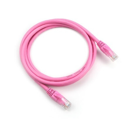 LATIGUILLO ROSA UTP CAT6 FLEXIBLE 0.5Mts