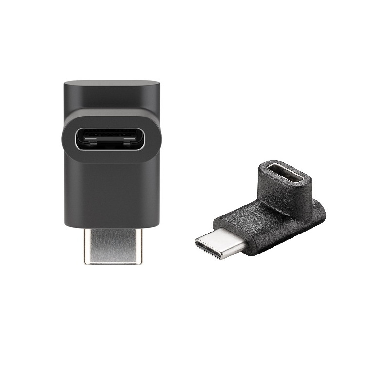 ADAPTADOR USB-C 3.1 (H)- USB-C 3.1 (M) ACODADO 90º