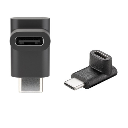ADAPTADOR USB-C 3.1 (H)- USB-C 3.1 (M) ACODADO 90º