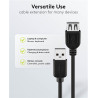 CABLE EXTENSION COMPATI. USB 2.0 A(M)-A(H) 5M NEGR