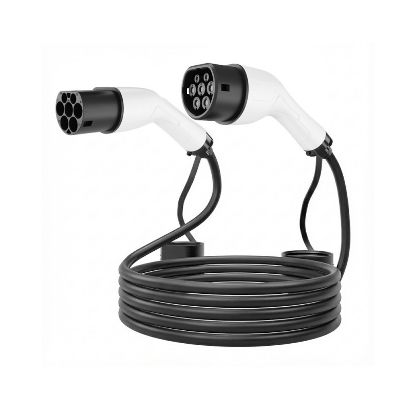 Cable carga V.E. tipo 2 Trif. hasta 22 kW, 8m