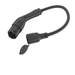 Adaptador Cable carga EV tipo 2 M - Schuko H 0.5m