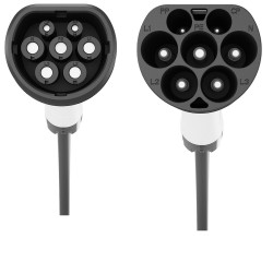 Cable carga V.E. tipo 2 Trif. 11kW, 4m