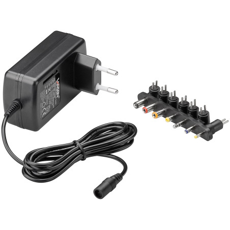 ALIMENTADOR UNIVERSAL REG. 9 - 24V  8 TOMAS 36W