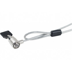 CABLE SEGURIDAD PORTATIL CON LLAVE