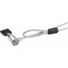 CABLE SEGURIDAD PORTATIL CON LLAVE