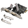 TARJETA PCI EXPRESS 2 PUERTOS SERIE