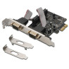 TARJETA PCI EXPRESS 2 PUERTOS SERIE