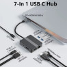 DOCK USB-C 3.1 (M) - MULTIPUERTO 7 EN 1